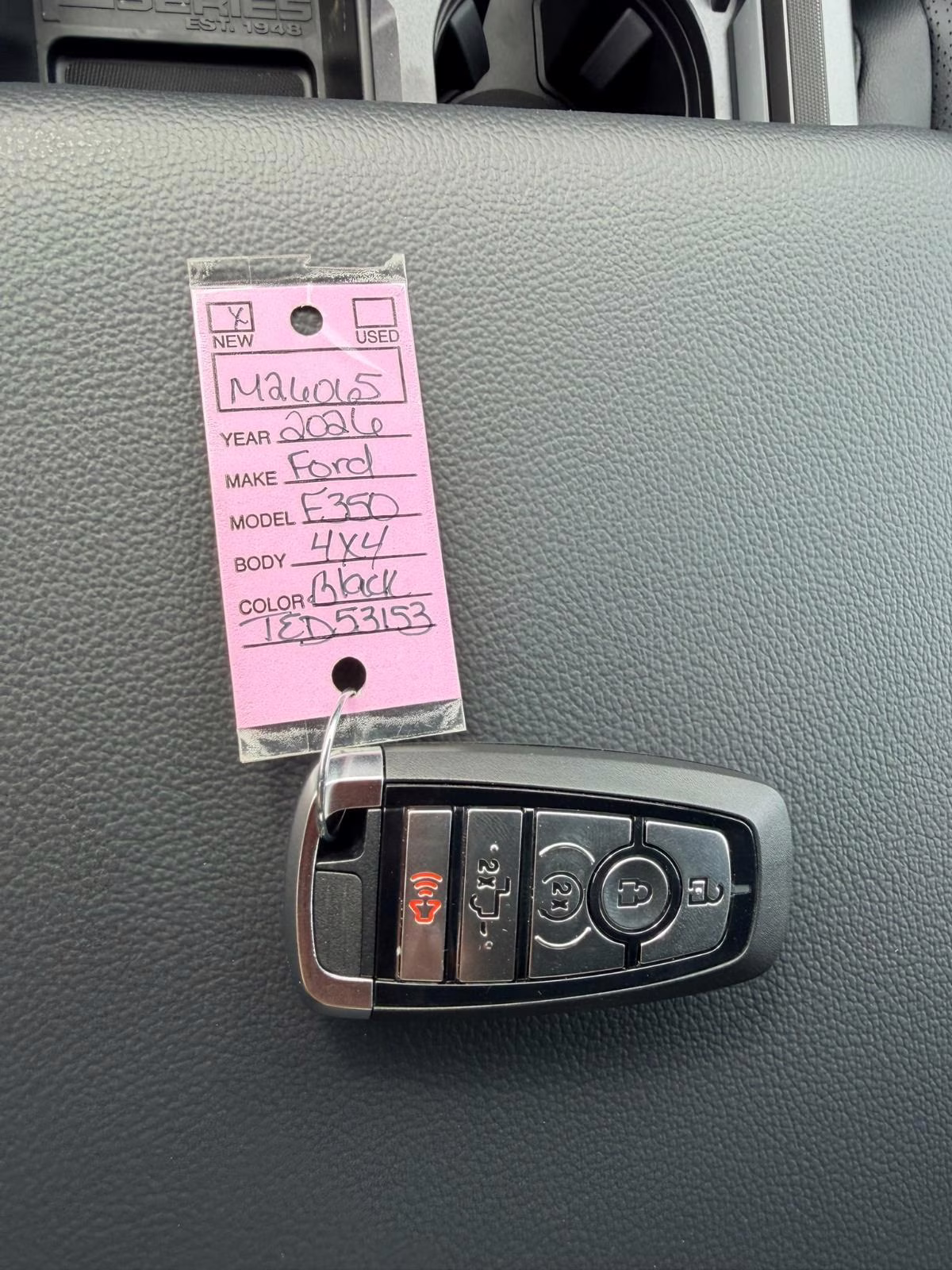 2026 Agate Black Ford Super Duty F-350 SRW Lariat 4X4 Truck