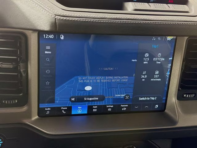 2026 Avalanche Gray Ford Bronco Outer Banks Bozard Built 4X4 SUV