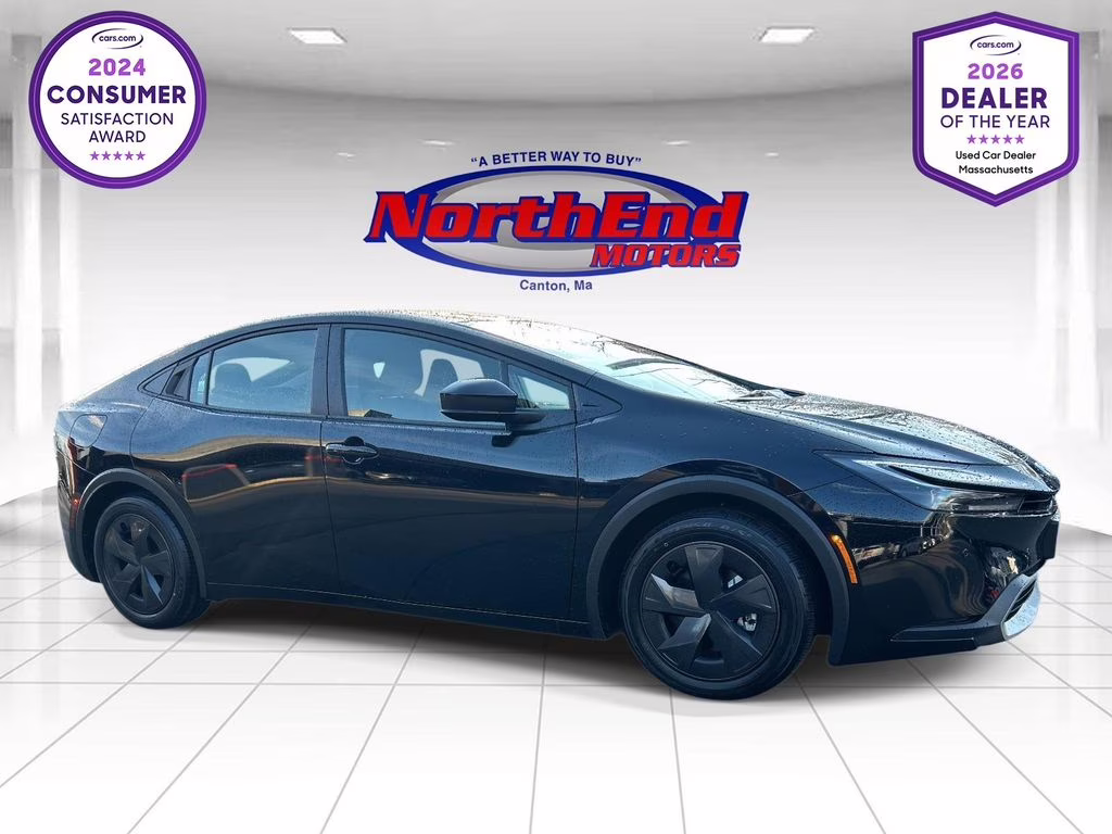 2025 Midnight Black Metallic Toyota Prius Plug-In Hybrid SE FWD Hatchback