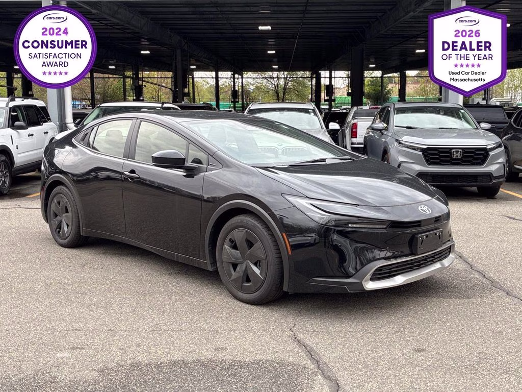 2025 Midnight Black Metallic Toyota Prius Plug-In Hybrid SE FWD Hatchback
