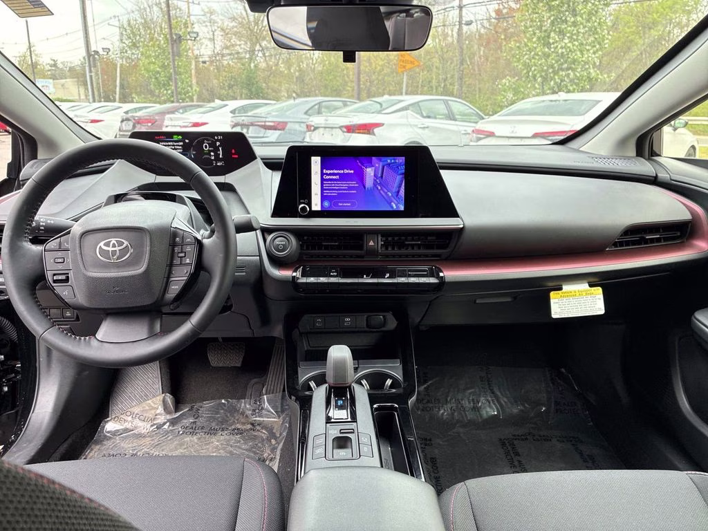 2025 Midnight Black Metallic Toyota Prius Plug-In Hybrid SE FWD Hatchback