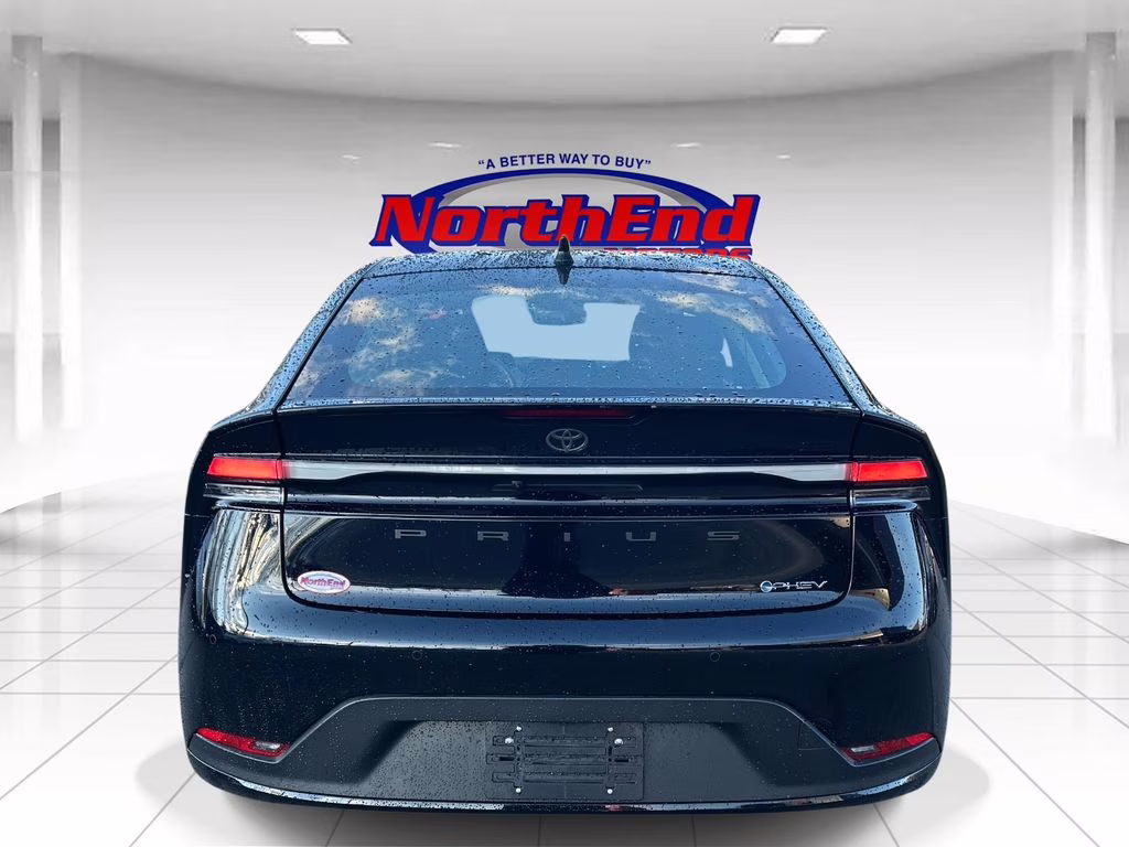 2025 Midnight Black Metallic Toyota Prius Plug-In Hybrid SE FWD Hatchback