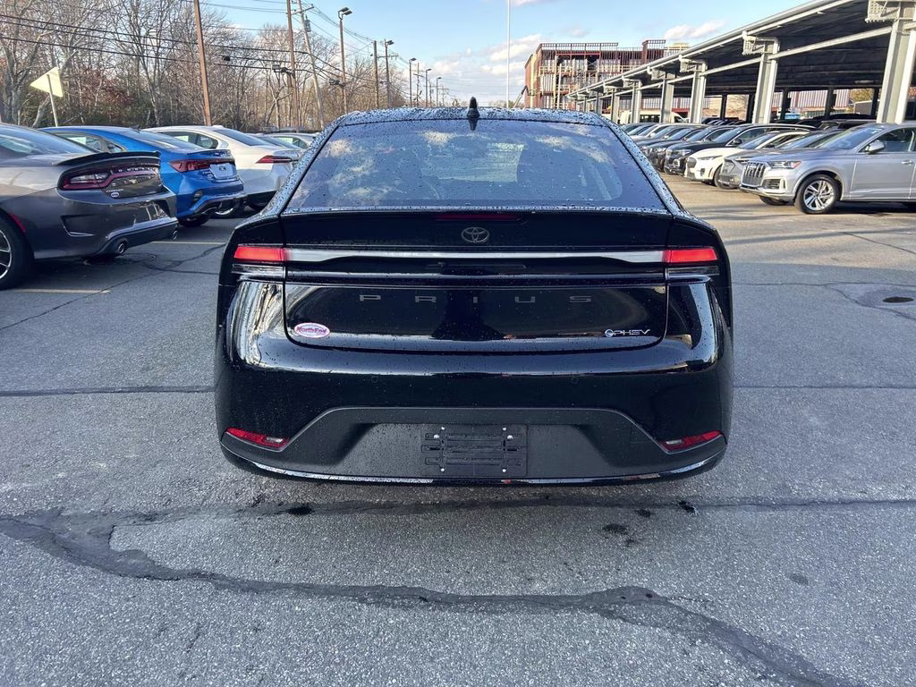 2025 Midnight Black Metallic Toyota Prius Plug-In Hybrid SE FWD Hatchback