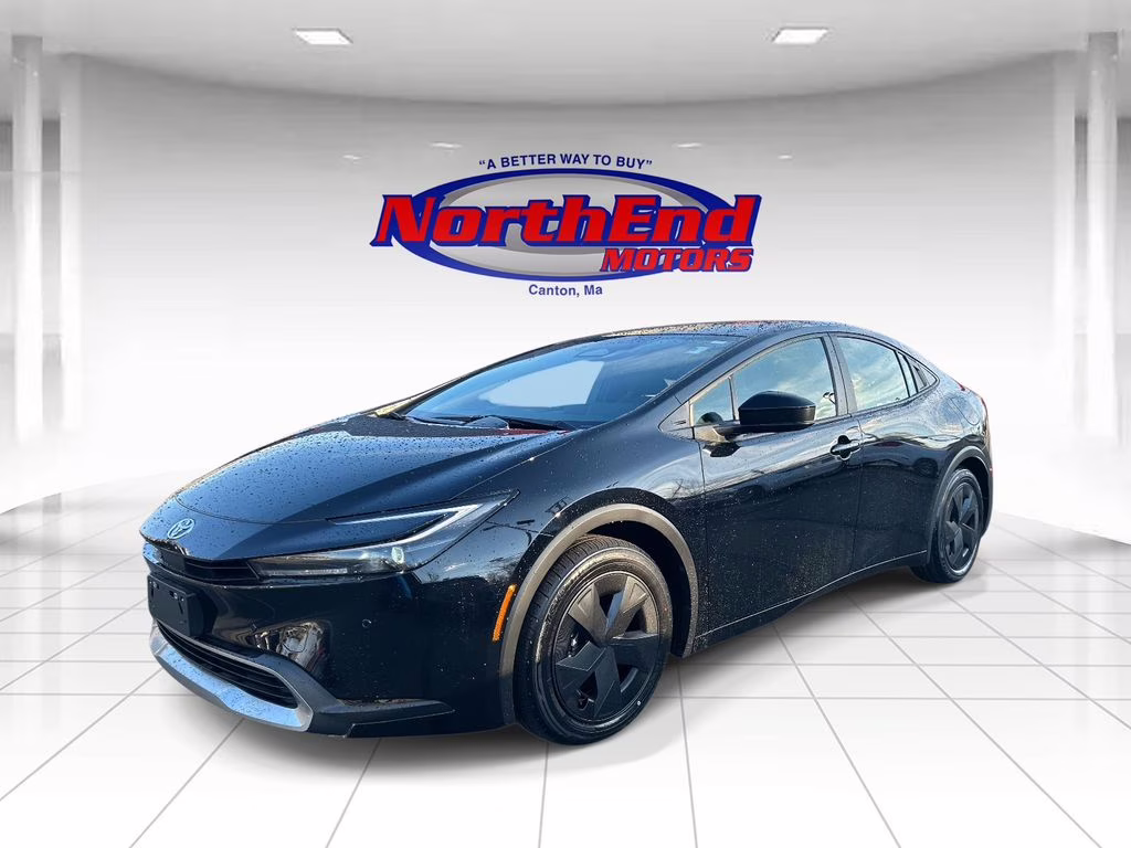 2025 Midnight Black Metallic Toyota Prius Plug-In Hybrid SE FWD Hatchback