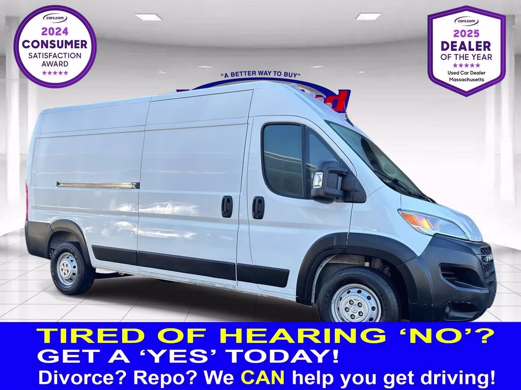 2023 Bright White Clearcoat Ram ProMaster 2500 High Roof FWD Van