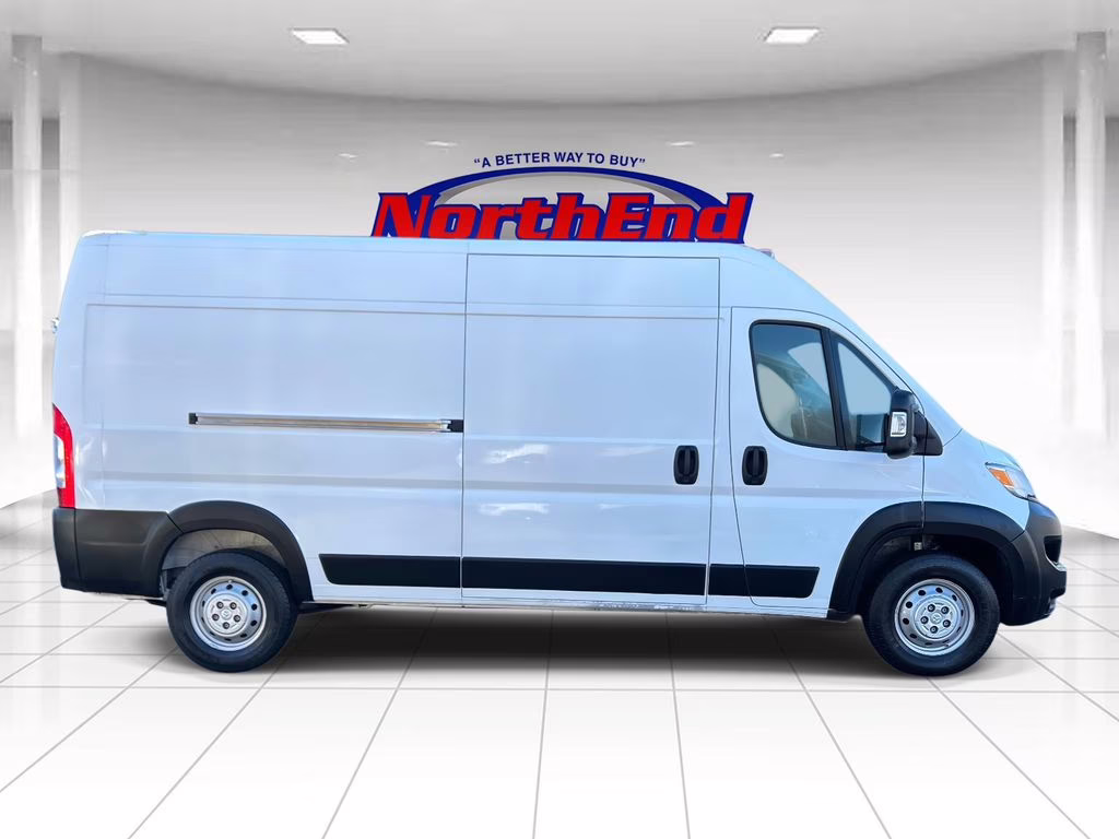 2023 Bright White Clearcoat Ram ProMaster 2500 High Roof FWD Van