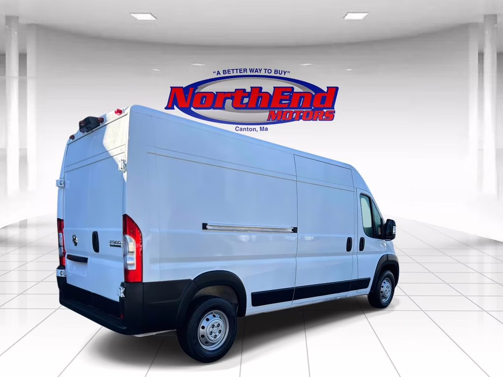 2023 Bright White Clearcoat Ram ProMaster 2500 High Roof FWD Van
