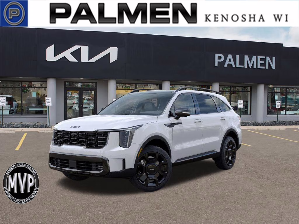 2026 Snow White Pearl Kia Sorento Hybrid X-Line SX Prestige AWD SUV