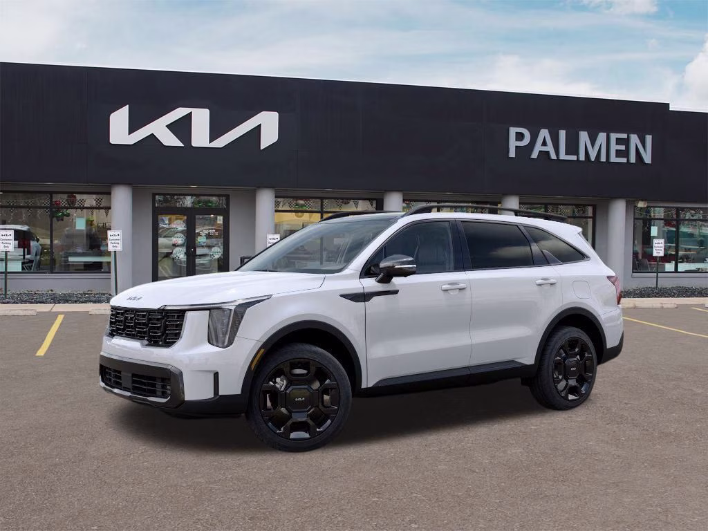 2026 Snow White Pearl Kia Sorento Hybrid X-Line SX Prestige AWD SUV
