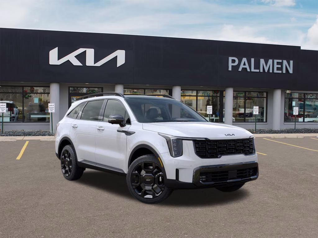 2026 Snow White Pearl Kia Sorento Hybrid X-Line SX Prestige AWD SUV