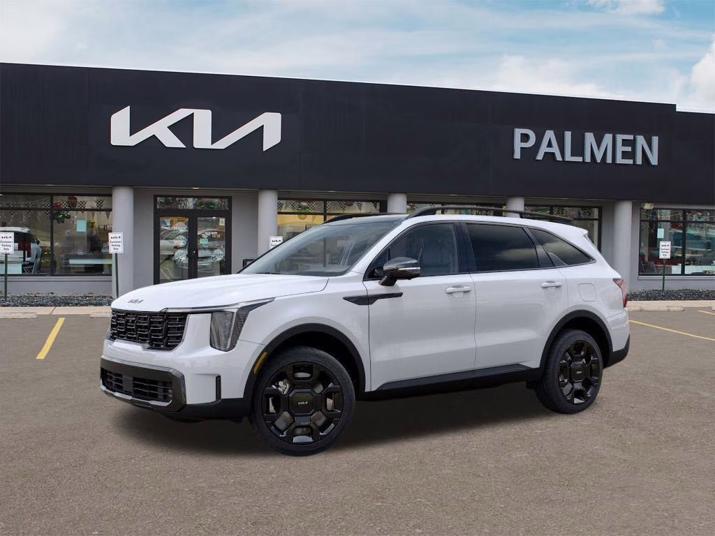 2026 Snow White Pearl Kia Sorento Hybrid X-Line SX Prestige AWD SUV