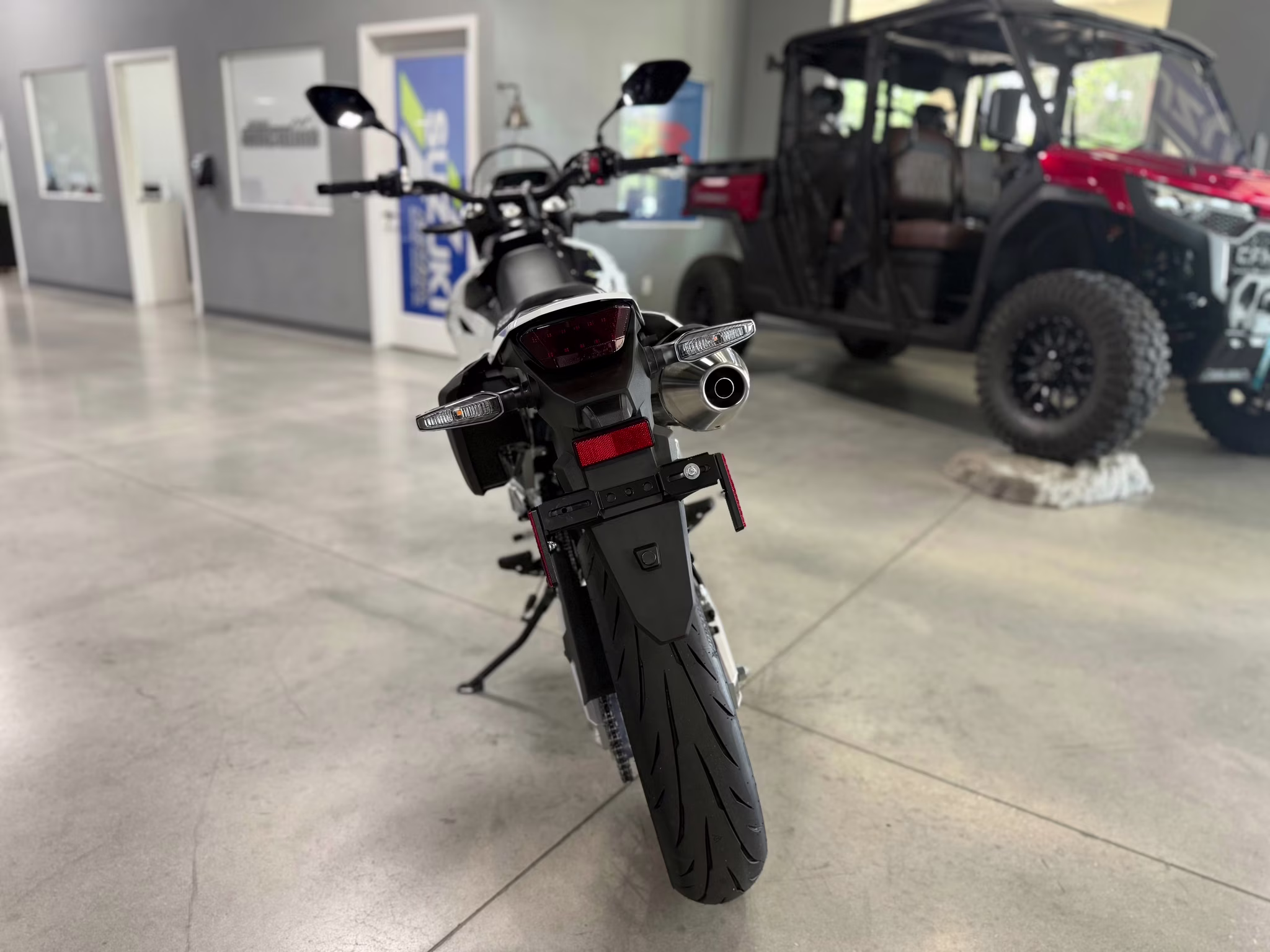 2025 WHT Suzuki DR-Z 4SM Motorcycle