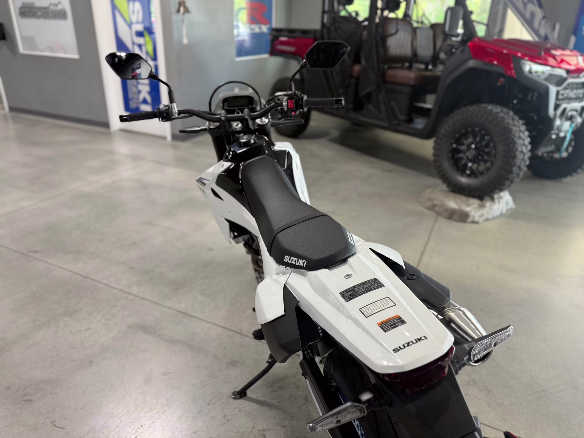 2025 WHT Suzuki DR-Z 4SM Motorcycle