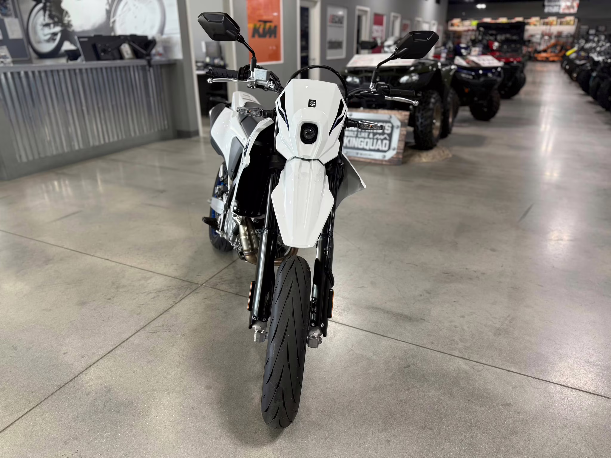2025 WHT Suzuki DR-Z 4SM Motorcycle