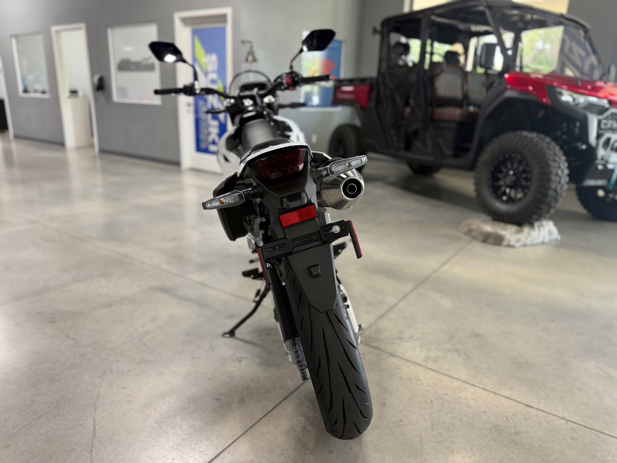 2025 WHT Suzuki DR-Z 4SM Motorcycle