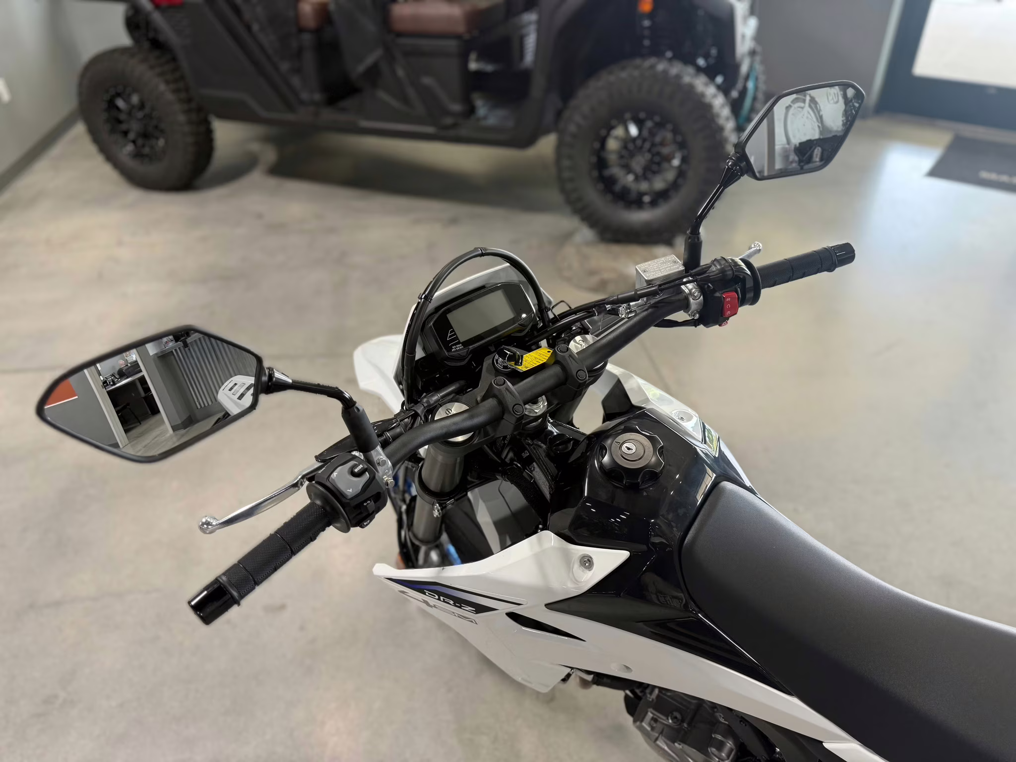 2025 WHT Suzuki DR-Z 4SM Motorcycle