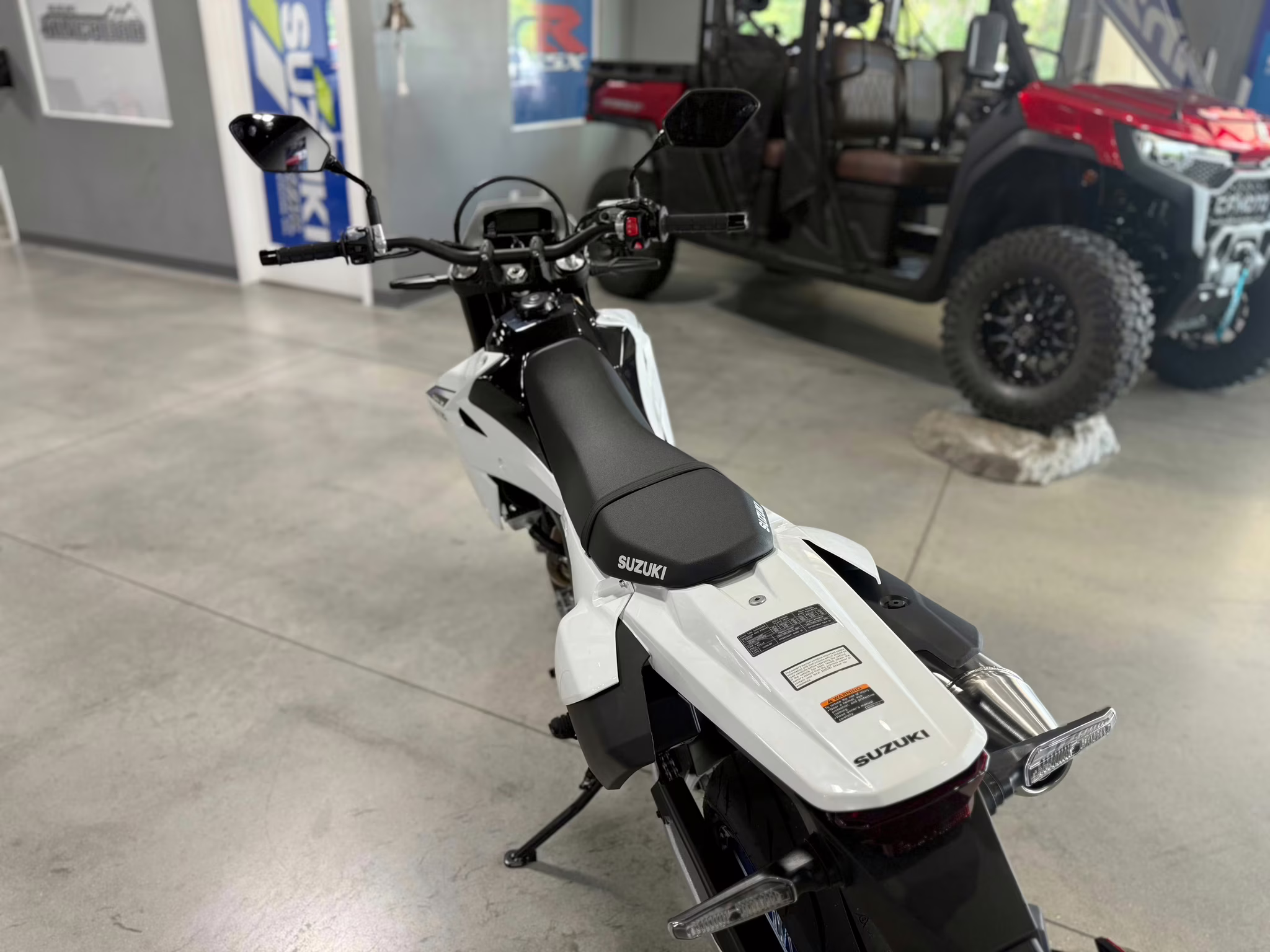 2025 WHT Suzuki DR-Z 4SM Motorcycle