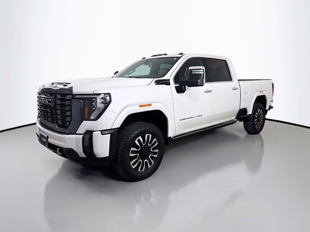 2024 White Frost Tricoat GMC Sierra 2500HD Denali Ultimate 4X4 Truck