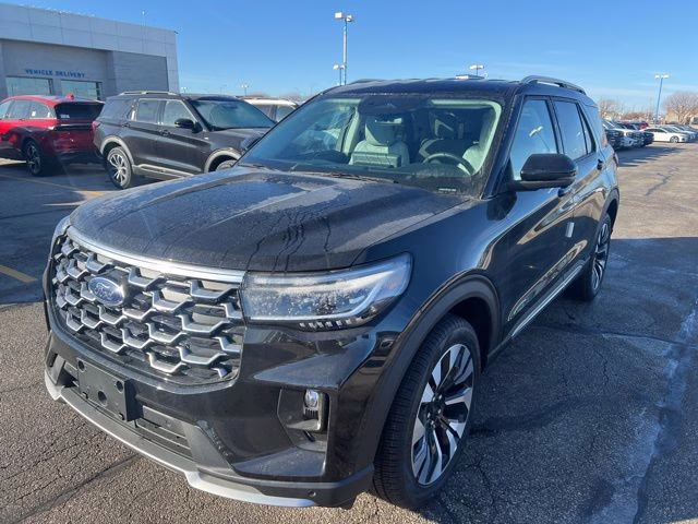 2026 Agate Black Metallic Ford Explorer Platinum 4X4 SUV