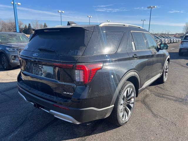 2026 Agate Black Metallic Ford Explorer Platinum 4X4 SUV