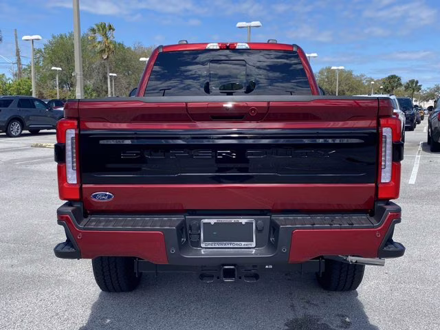 2026 Ruby Red Metallic Tinted Clearcoat Ford Super Duty F-250 SRW Platinum 4X4 Truck