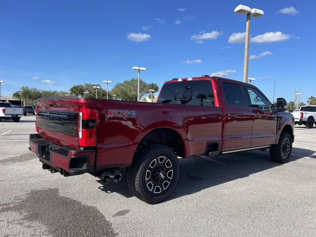 2026 Ruby Red Metallic Tinted Clearcoat Ford Super Duty F-350 SRW Platinum 4X4 Truck