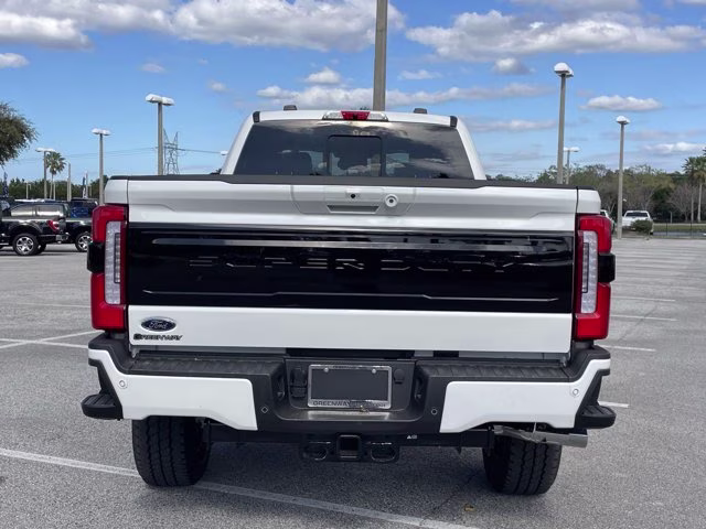 2026 Star White Metallic Tri-Coat Ford Super Duty F-350 SRW Platinum 4X4 Truck