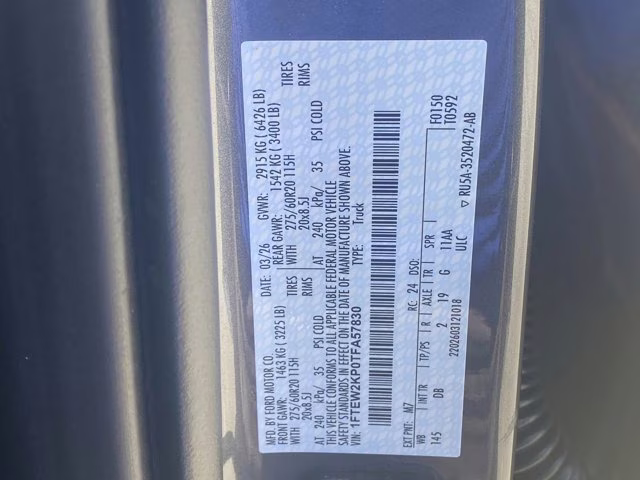 2026 Carbonized Gray Metallic Ford F-150 STX RWD Truck