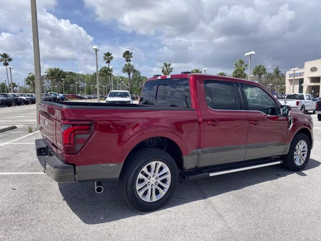2026 Ruby Red Metallic Tinted Clearcoat Ford F-150 King Ranch RWD Truck