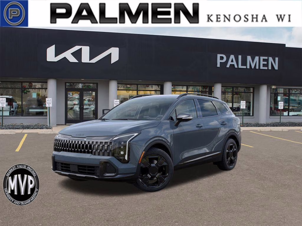 2026 Heritage Blue Kia Sportage Hybrid X-Line AWD SUV