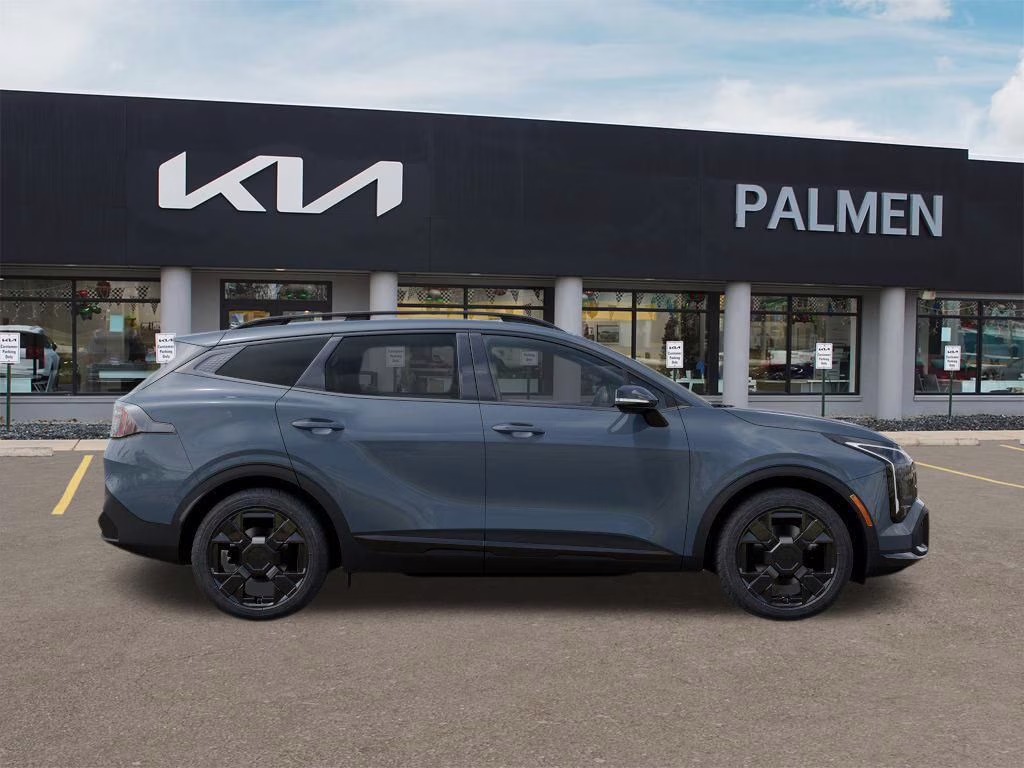 2026 Heritage Blue Kia Sportage Hybrid X-Line AWD SUV