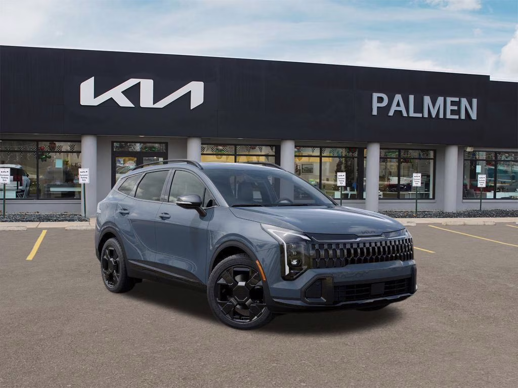 2026 Heritage Blue Kia Sportage Hybrid X-Line AWD SUV