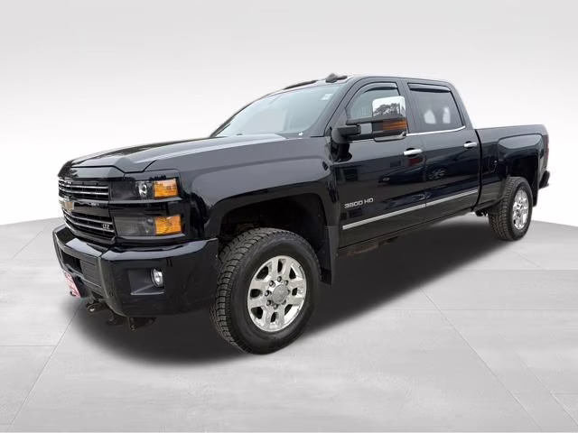 2015 Black Chevrolet Silverado 3500HD LTZ 4X4 Truck