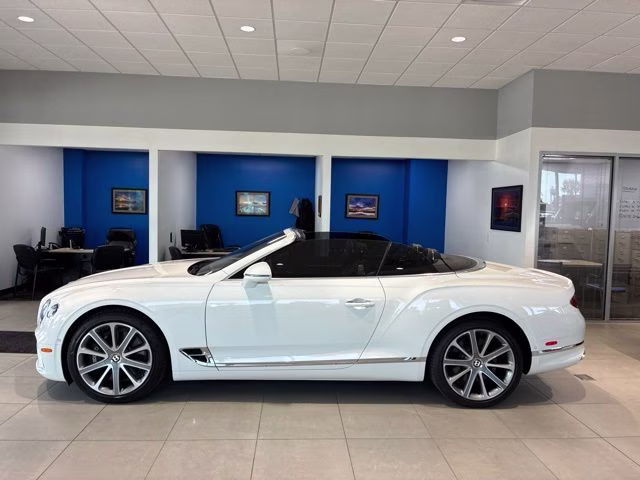 2020 White Bentley Continental GT V8 AWD Convertible