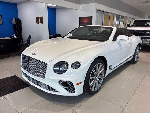 2020 White Bentley Continental GT V8 AWD Convertible