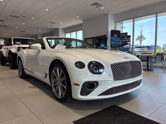2020 White Bentley Continental GT V8 AWD Convertible