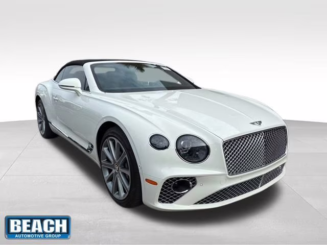 2020 White Bentley Continental GT V8 AWD Convertible