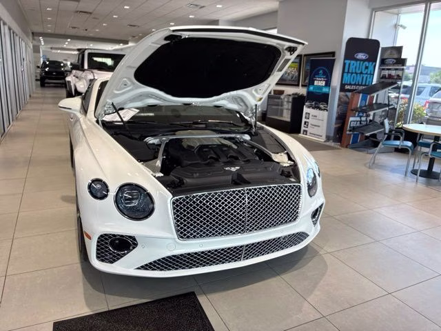 2020 White Bentley Continental GT V8 AWD Convertible