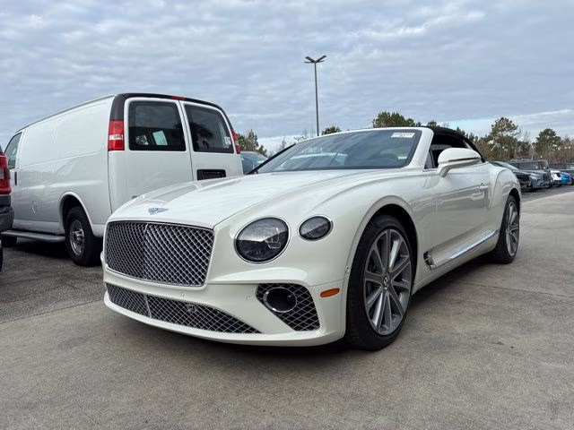 2020 White Bentley Continental GT V8 AWD Convertible