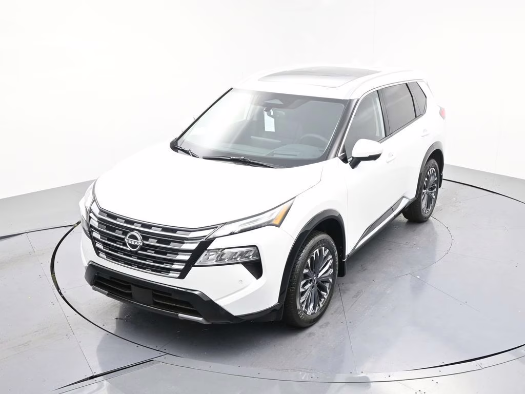 2026 Everest White Pearl Tricoat Nissan Rogue Platinum AWD SUV