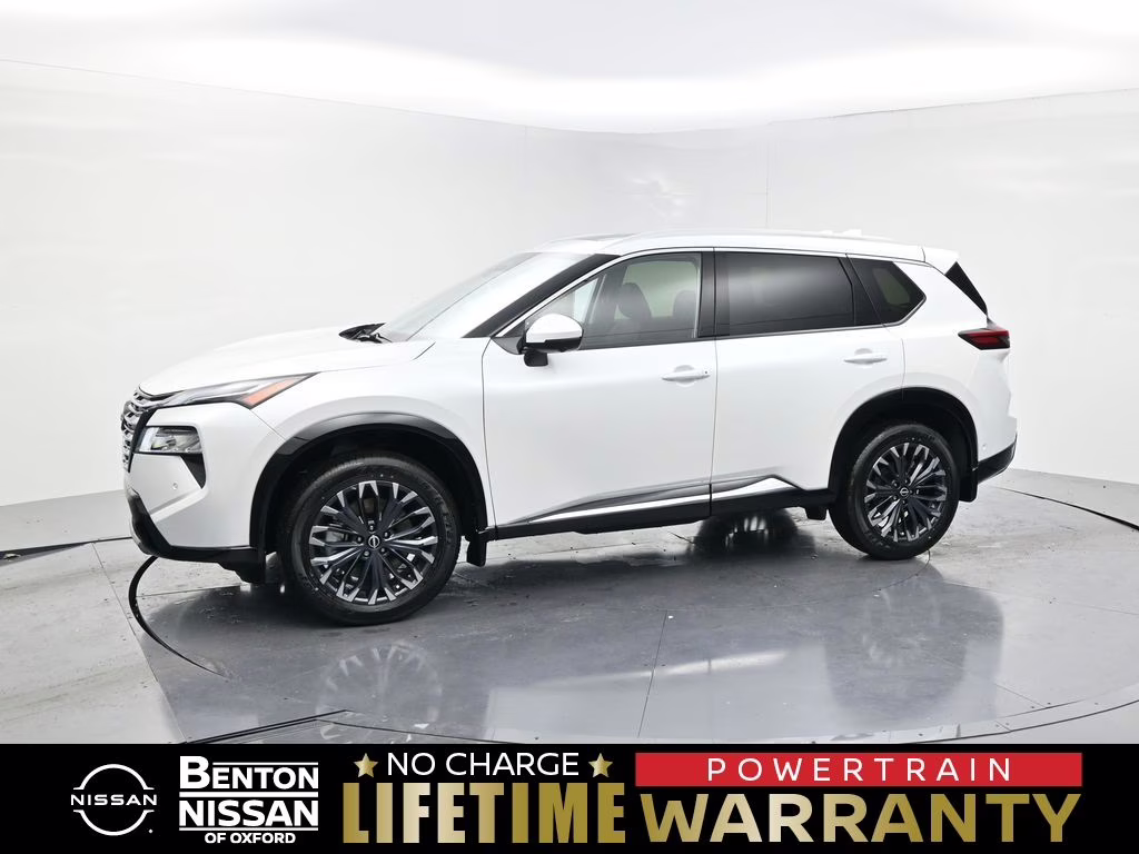 2026 Everest White Pearl Tricoat Nissan Rogue Platinum AWD SUV