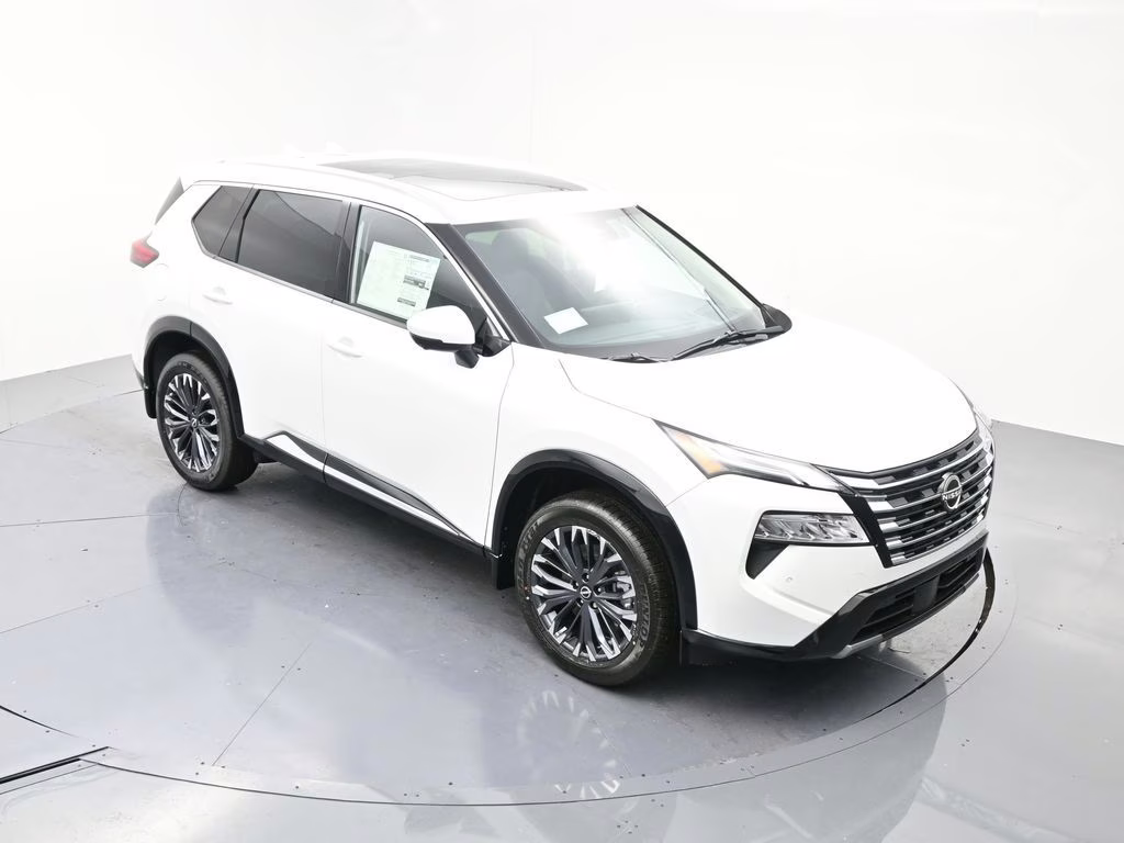 2026 Everest White Pearl Tricoat Nissan Rogue Platinum AWD SUV