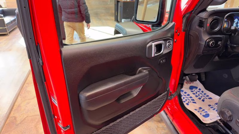 2025 Red Jeep Wrangler 4 Door Rubicon X Sport Utility 4D 4X4