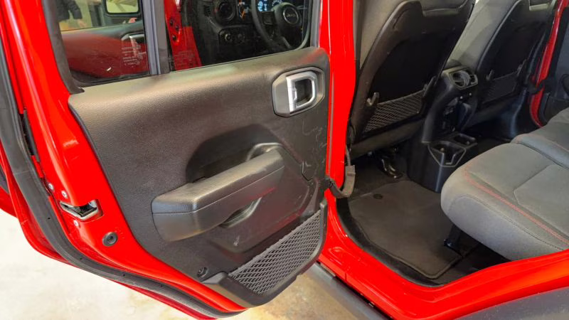 2025 Red Jeep Wrangler 4 Door Rubicon X Sport Utility 4D 4X4