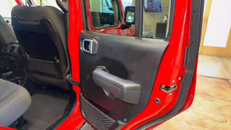 2025 Red Jeep Wrangler 4 Door Rubicon X Sport Utility 4D 4X4