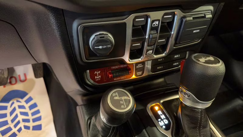 2025 Red Jeep Wrangler 4 Door Rubicon X Sport Utility 4D 4X4