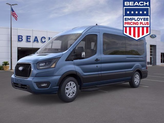 2026 Blue Metallic Ford Transit-350 XLT RWD Van
