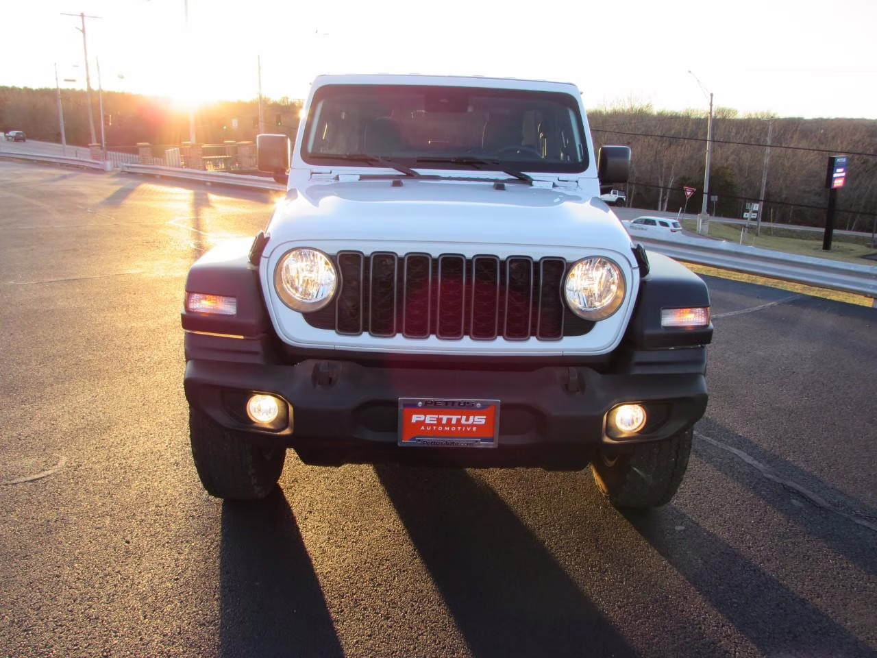 2025 Bright White Clearcoat Jeep Wrangler Sport S 4X4 SUV