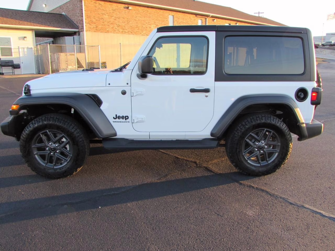 2025 Bright White Clearcoat Jeep Wrangler Sport S 4X4 SUV