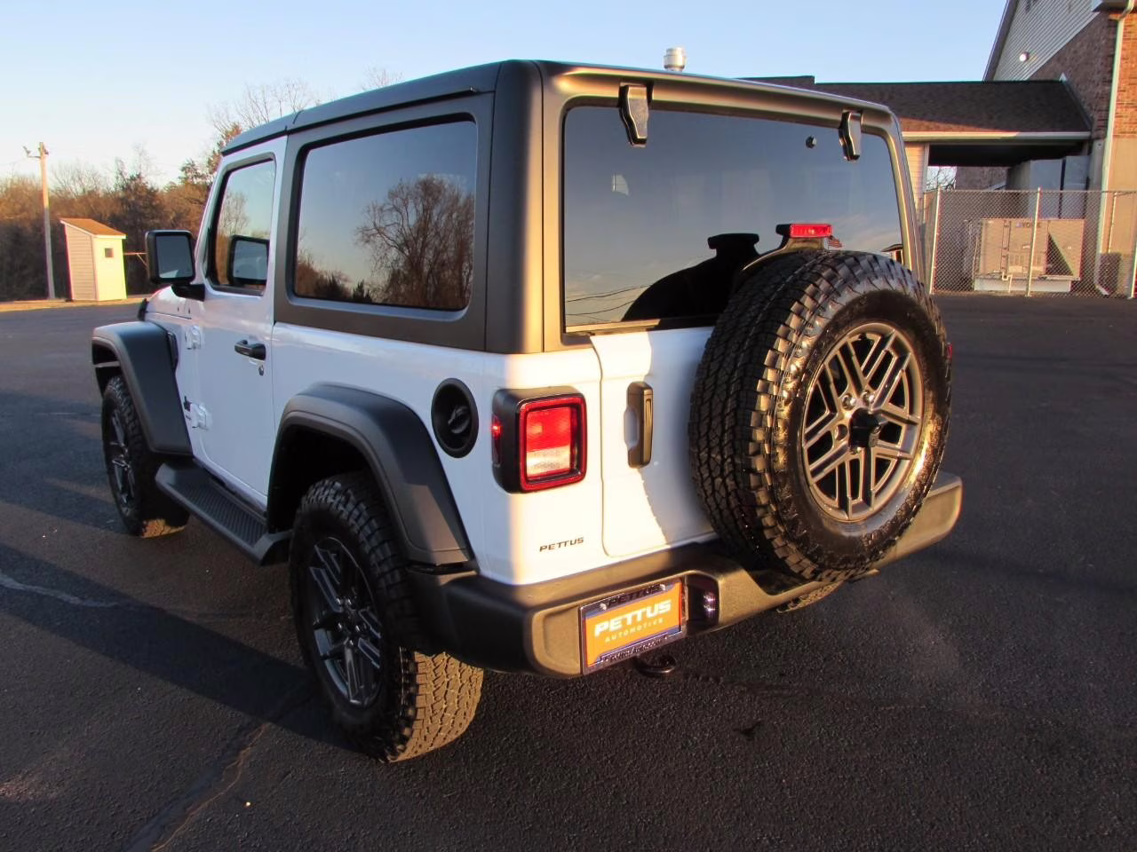 2025 Bright White Clearcoat Jeep Wrangler Sport S 4X4 SUV